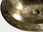 Lavabo a encastrer ovale en bronze 50 x 35 cm