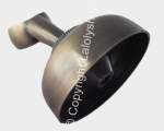 Porte douchette mural rotatif en bronze
