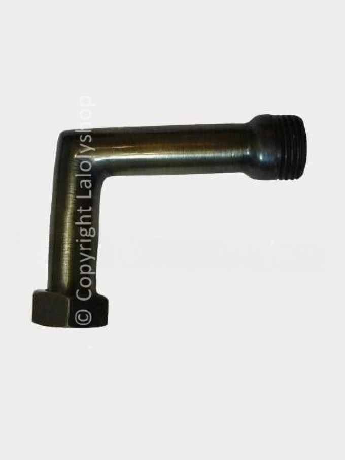 Raccord angle droit pour robinet mural de douche en cuivre patiné bronze