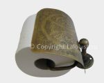 Support papier toilettes bronze grave